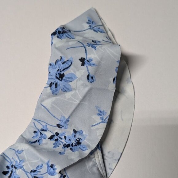 A Pea in the Pod Maternity Swimsuit Coquette Ditsy Floral Ruffle Deep V Large - Picture 7 of 11